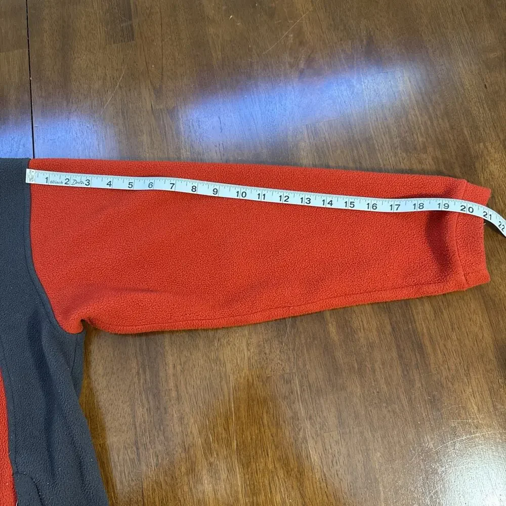 The North Face Fleece‎ Jacket Boys XL Long Sleeve Full Zip Red Pockets